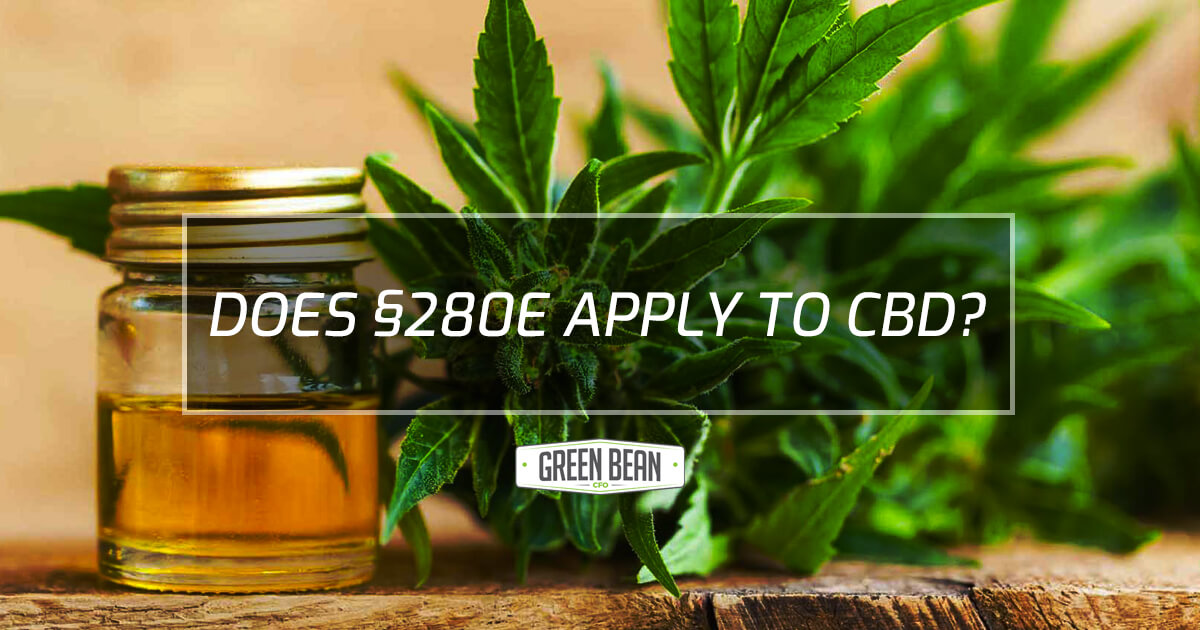 Does 280E Apply to CBD?